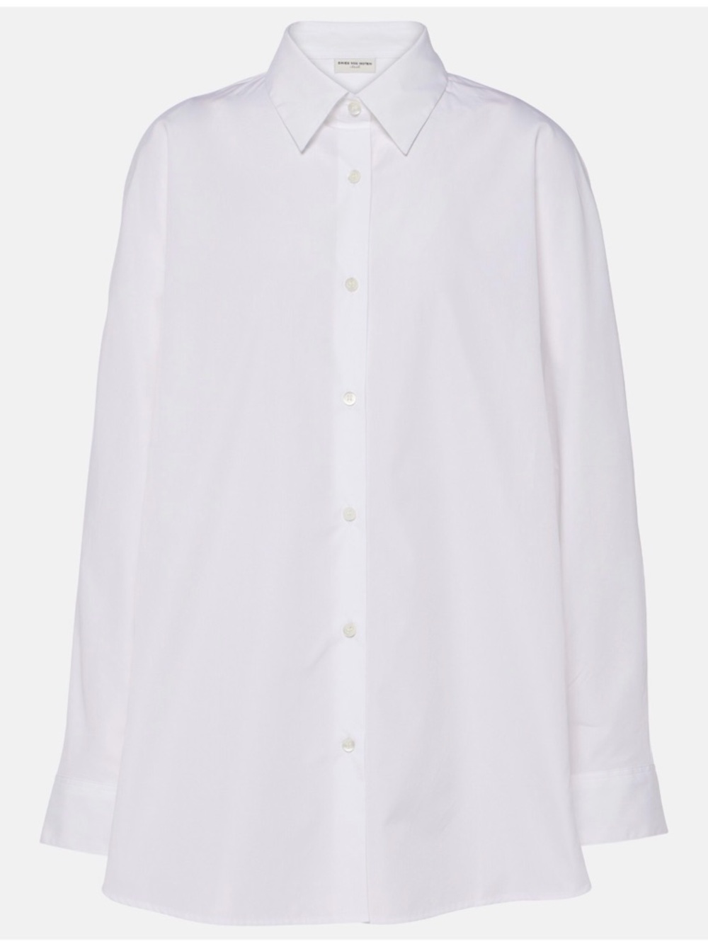Nili Lotan Casio White Cotton Shirt